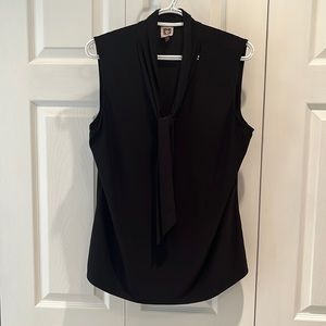 Anne Klein Black Sleeveless Top